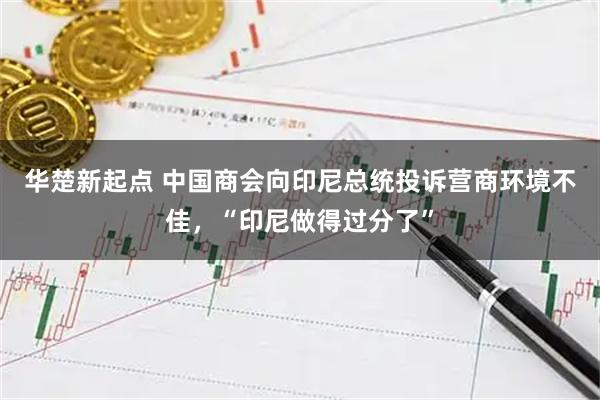 华楚新起点 中国商会向印尼总统投诉营商环境不佳，“印尼做得过分了”