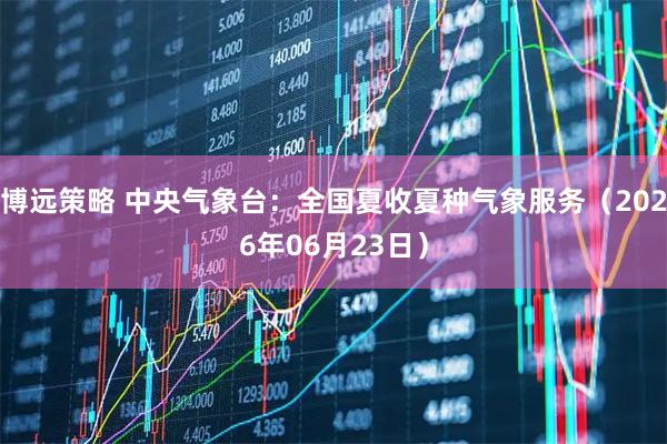 博远策略 中央气象台：全国夏收夏种气象服务（2026年06月23日）